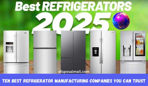Ten Best Refrigerator Manufacturing Companies You Can Trust