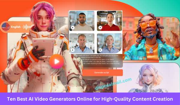 Ten Best AI Video Generators Online for High-Quality Content