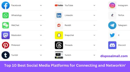 Ten Best Social Media Platforms for Connecting and Networking
