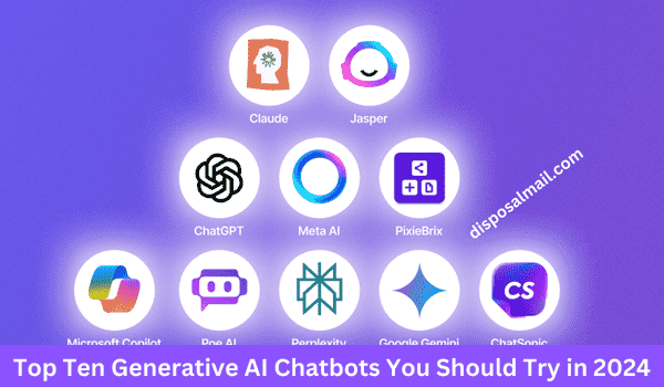 Top Ten Generative AI Chatbots You Should Try in 2024